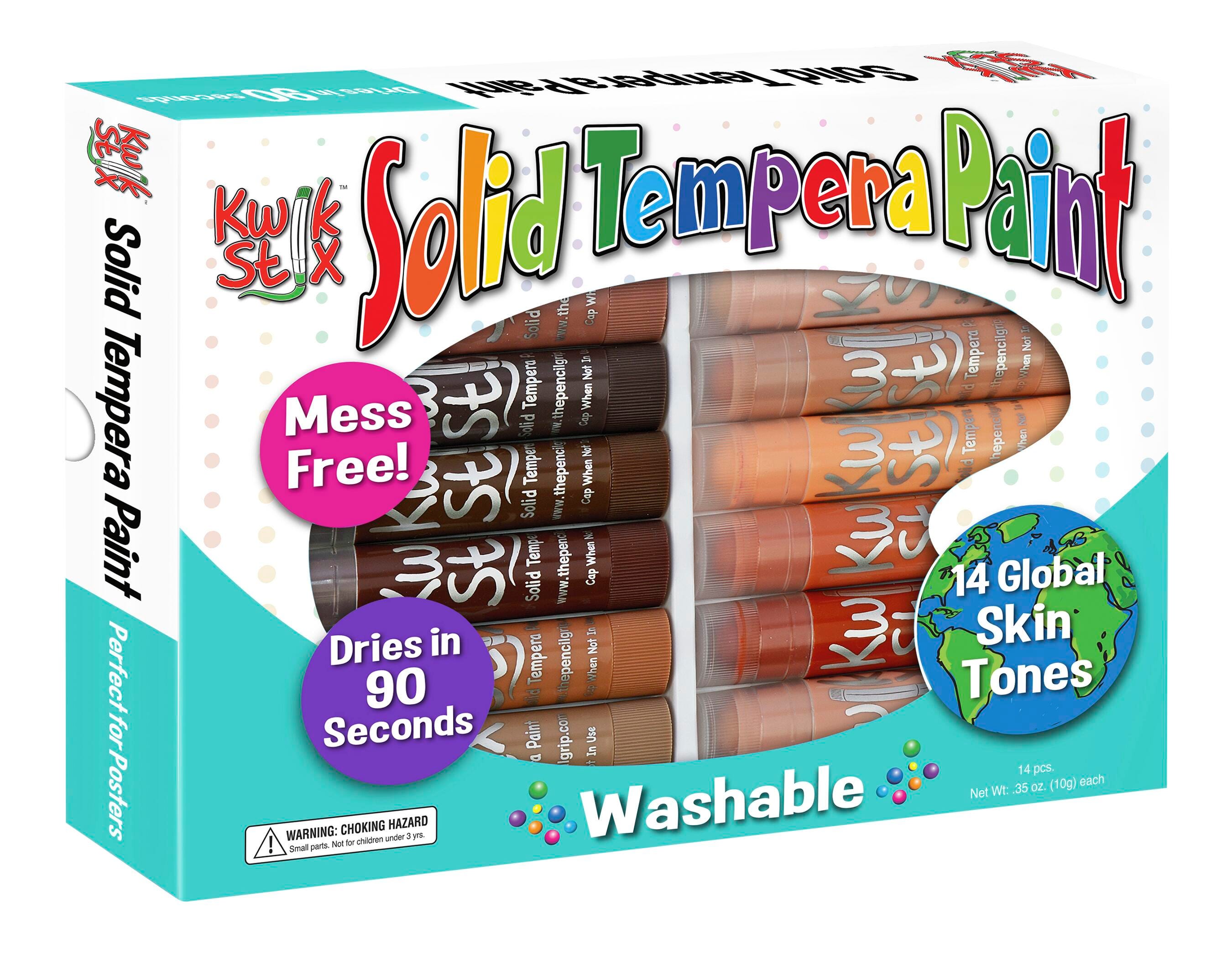 Pencil Grip Kwik Stix Solid Tempera Paints, Original Size